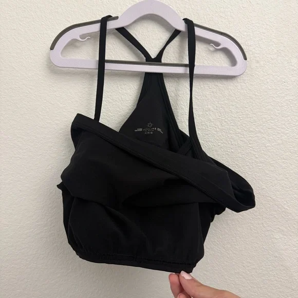 Offline by aerie The Hugger Recharge Least Support Bra Tank Black Large Workout - Picture 4 of 4